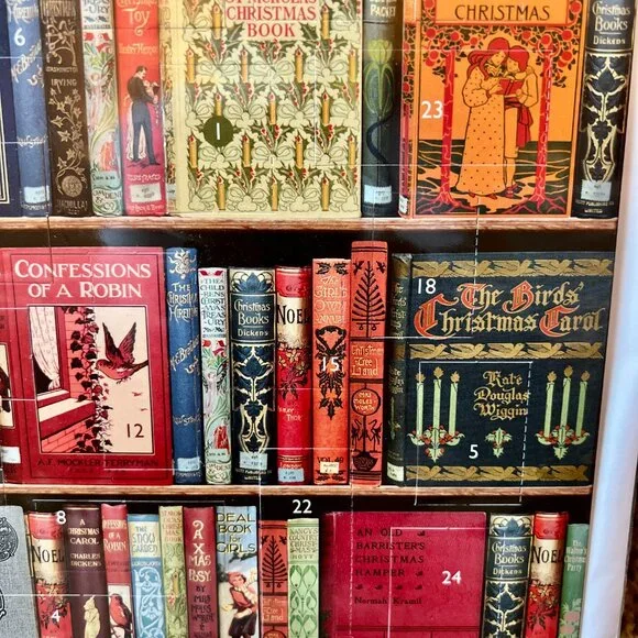 Advent Calendar, Vintage Books, Charles Dickens, Bodleian Library Oxford College - Picture 3 of 5